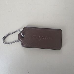 Coach Brown Hangtag